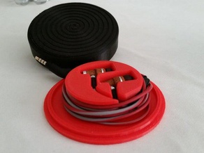 vollständig geschlossene Ohrhörer Fall audio earbuds Ohrhörer-Halter 3d print model - Mito3D