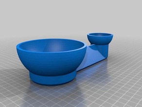 my customized measuring cup doublesided hand tools 3d print model - Mito3D
