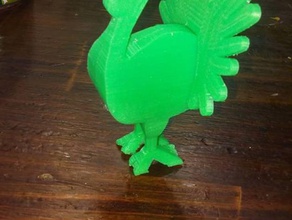 turquia minha filha modelado animais pássaro dia de ação graças trukey 3d print model - Mito3D