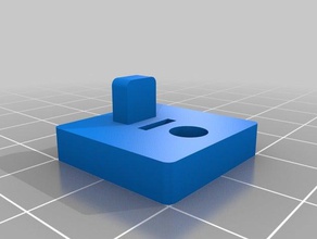stepper clip de ceinture pièces la cnc coupeur laser courroie distribution 3d print model - Mito3D