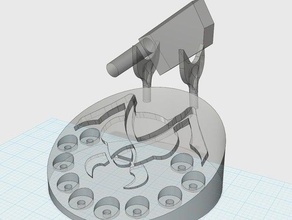 vicioso de la hormiga pie 3d impresión art ecig divertido etiqueta vape vaping 3d print model - Mito3D