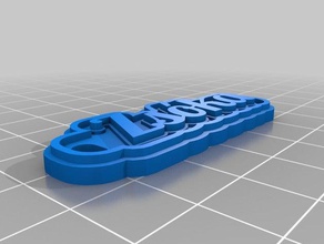 zsoka Schlüsselbund Schlüsselanhänger angepasst 3d print model - Mito3D