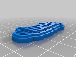 lucie 6 keychains customized 3d print model - Mito3D