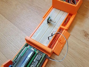dev-box arduino electronics accessory box uno development prototyping 3d print model - Mito3D