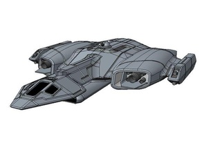 wing commander tb-81 o shrike bombardeiro 3d impressão jogo para pc scifi starfighter videogame 5 3d print model - Mito3D