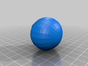 de la balle 3d l'impression tests 3d print model - Mito3D