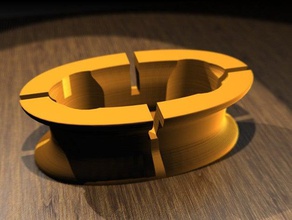 auricolare titolare musica cuffie 3d print model - Mito3D