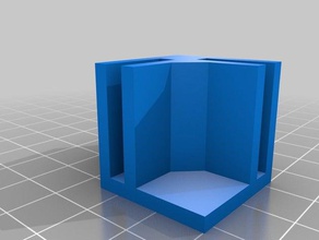 pé de suporte parede 4 mm 25 organização personalizado 3d print model - Mito3D