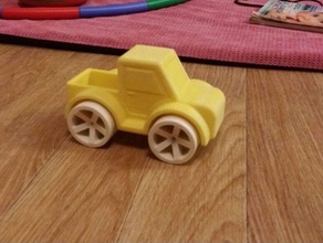coche de niños los juguetes juegos 3d print model - Mito3D