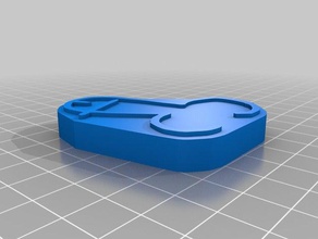 tampone personalizzato sp&eacutecial valentin i segni loghi 3d print model - Mito3D