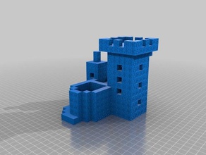 blarney castle Gebäude Strukturen stone Irland 3d print model - Mito3D