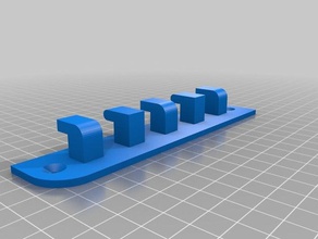 tasarım coathook m4 vidalar organizasyon hooks 3d print model - Mito3D