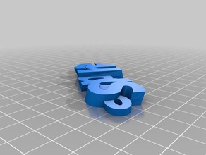 sophie Anahtarlık özelleştirilmiş 3d print model - Mito3D