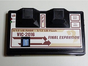final expansion 3 rev 11 case commodore vic-20 computer 3d print model - Mito3D