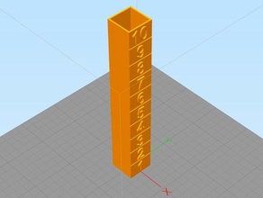 temp calibration tower 3d printing tests temperature 3d print model - Mito3D