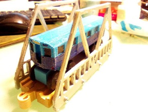 pont de chemin fer jouet jeu accessoires brio ikea le train zoug 3d print model - Mito3D