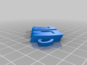 loli chave organização personalizado 3d print model - Mito3D