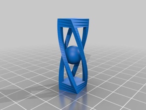 il mio personalizzato sfere gabbia di torsione interattiva arte 3d print model - Mito3D