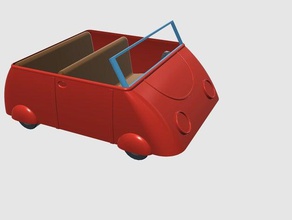peppa pig Auto - Spielzeug Spiele 3d print model - Mito3D