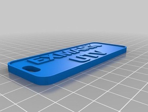 utv keychains customized 3d print model - Mito3D