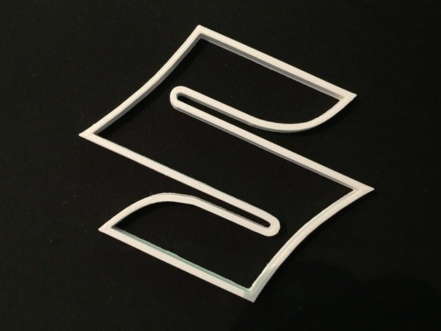 suzuki-logo-cookie-cutter Küche Essen cookiecutter 3D print model - Mito3D