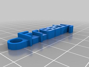 freedy keychain idea allenz organization customized 3d print model - Mito3D