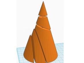 die konischen Abschnitten math tinkercad 3d print model - Mito3D