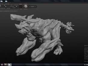 chang 3d art dragon game monster hunter 3d print model - Mito3D