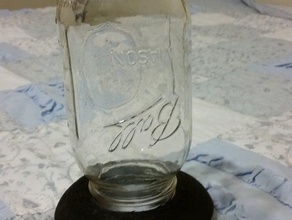 bocal en verre de la maison verte plein air jardin ball jar à effet serre mason 3d print model - Mito3D