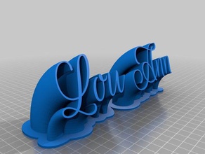 louann canaglia script office personalizzato 3d print model - Mito3D
