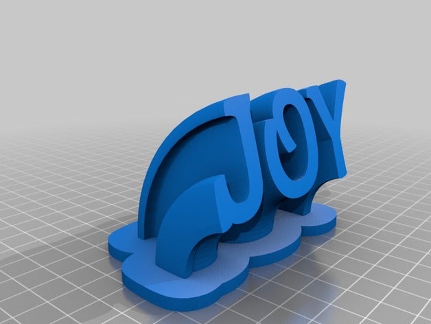 my customized sweeping name plate office 3D print model - Mito3D