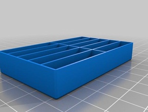 my token tray organization customized 3d print model - Mito3D