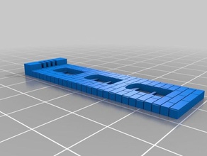 edificio 1x2 retro de los edificios estructuras personalizado 3d print model - Mito3D