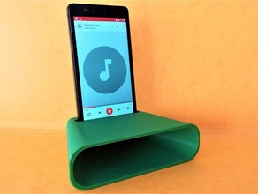 phone amplifier pasive speaker mobile 3d printer gadget holder iphone music smartphone support 3d print model - Mito3D