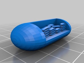 kloroplast biyoloji 3d print model - Mito3D