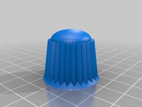 knob potentiometer 10 turn 625 shaft replacement parts customized 3d print model - Mito3D