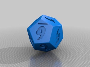 dodecaedro d12 dadi 3d print model - Mito3D