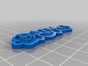 perro Schlüsselanhänger angepasst 3d print model - Mito3D