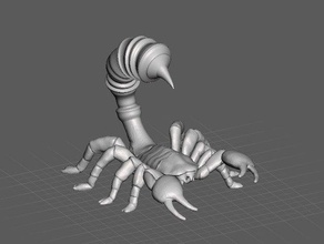 escorpião animais 3d print model - Mito3D