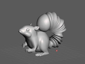 lo scoiattolo animali 3d print model - Mito3D
