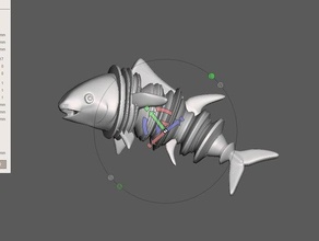 Thunfisch Tiere 3d print model - Mito3D