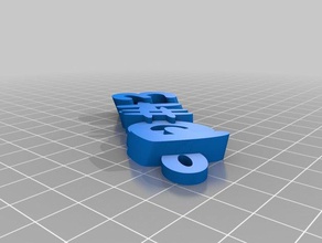 ray cobb keychains customized 3d print model - Mito3D