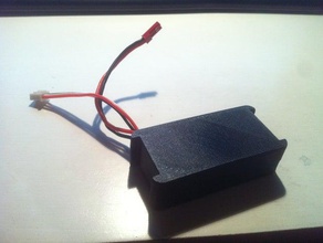 2s 800mah fatshark de la batería rc vehículos las gafas hack lipo caso mod turnigy 3d print model - Mito3D