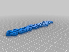 hartley Schlüsselanhänger angepasst 3d print model - Mito3D