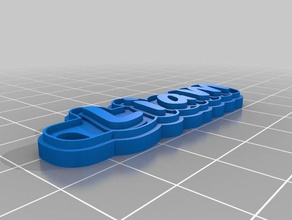 chaveiro liam chaveiros personalizado 3d print model - Mito3D