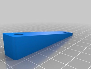 9&deg angled riser 3d printing angeled mount longboard skateboard 3d print model - Mito3D