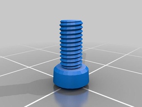 mon personnalisés écrou de travail boulon rondelle la tige filetée l'usine pièces 3d print model - Mito3D