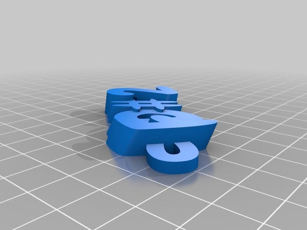 ian organización personalizado 3D print model - Mito3D