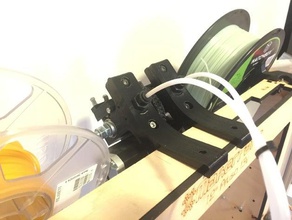 makerfarm bowden gregs wade mount 3d printer parts 3d print model - Mito3D