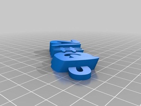 adonicas organização personalizado 3d print model - Mito3D